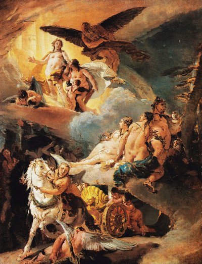 Apollo en Phaëton door Giovanni Battista Tiepolo